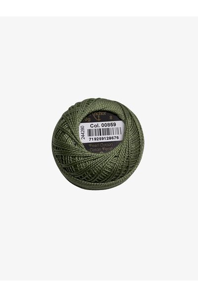 Yiğit Kumaş Embroidery Thread (Etamine Thread) Anchor No:8 Khaki Color 859