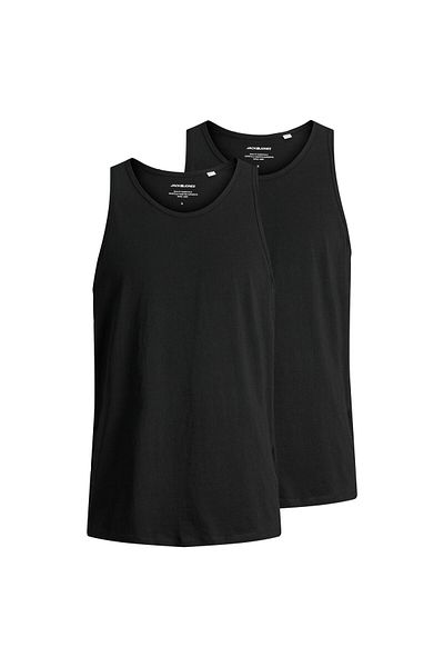 Jack & Jones jack jones Mens Set of 2 Tank Tops 12133910 Black