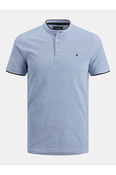 Jack & Jones Tricou polo pentru bărbați Jack Jones 12199711 Albastru