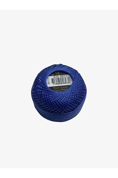 Yiğit Kumaş Embroidery Thread (Etamine Thread) Anchor No:8 Indigo Blue Color 131