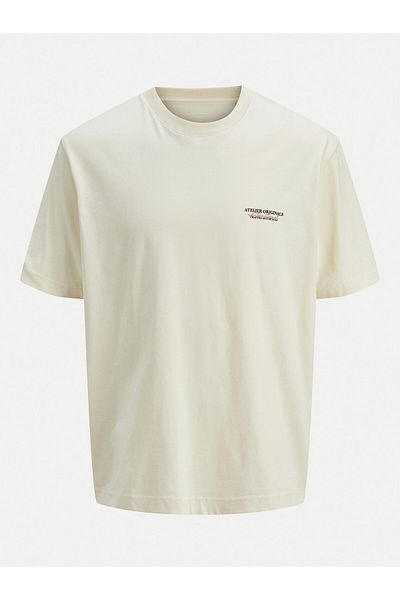 Jack & Jones jack jones junior Boy T-Shirt 12274923 Ecru