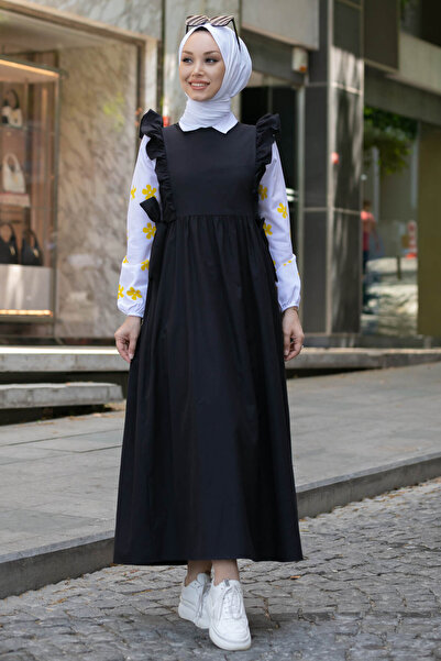 TOFİSA Koszula+Sukienka Czarna - 10510