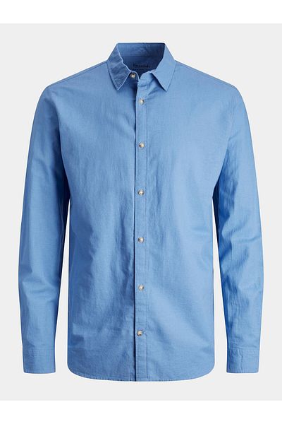 Jack & Jones Cămașă bărbătească Jack Jones 12248384 Albastră