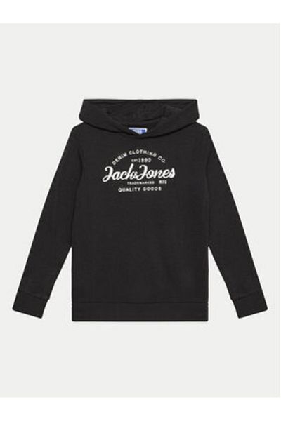 Jack & Jones Hanorac Jack Jones Junior pentru băieți 12249715 Negru