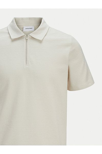Jack & Jones Tricou polo pentru bărbați Jack Jones 12269338 Bej