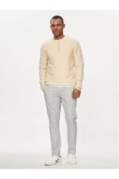 Indicode Pantaloni bărbătești INVitaly 60-332 albaștri din material textil