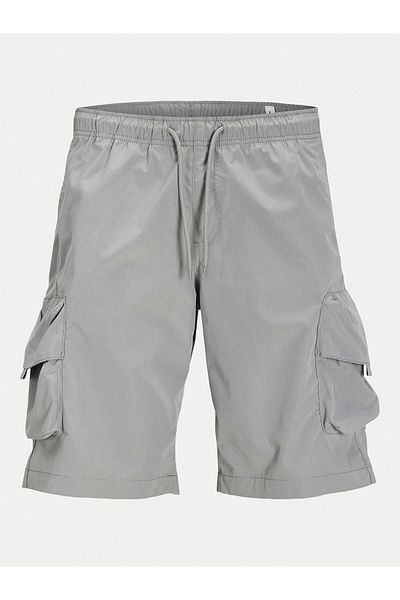 Jack & Jones jack jones Mens Material Shorts 12269386 Gray