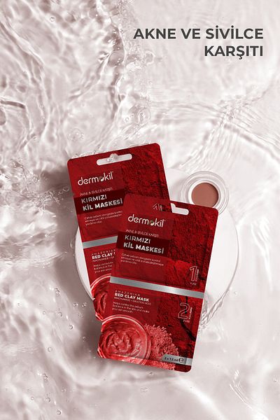 Dermokil Red Clay Mask (and Anti) 2 X 7.5 ml