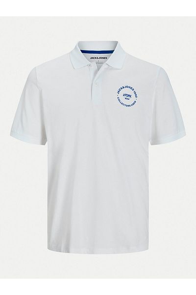 Jack & Jones Jack Jones Set de 2 Tricouri Polo pentru Bărbați 12276428 Alb, Bleumarin