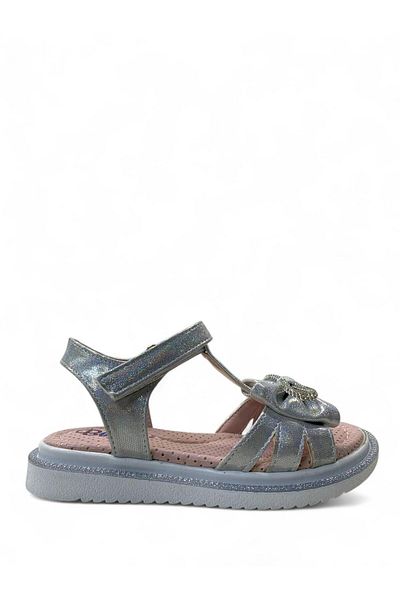 Tuğba Ortopedi Orthopedic Girl's Preschool Silver Stone Sandals