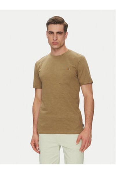 Indicode Tricou bărbătesc INAndorra 41-104 Kaki