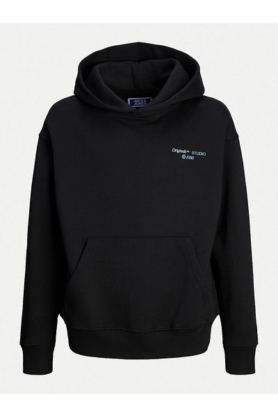 Jack & Jones Hanorac Jack Jones Junior pentru băieți 12263292 Negru