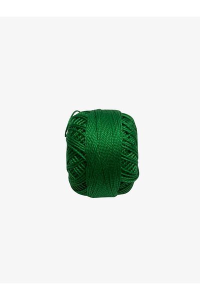 Yiğit Kumaş Embroidery Thread (Etamine Thread) Anchor No:8 Green Color 227