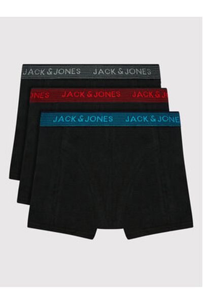 Jack & Jones Jack Jones Junior Set de 3 boxeri pentru băieți 12203513 Negru