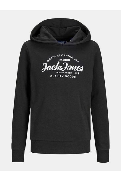 Jack & Jones Hanorac Jack Jones Junior pentru băieți 12249715 Negru