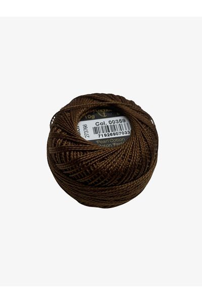 Yiğit Kumaş Embroidery Thread (Etamine Thread) Anchor No:8 Brown Color 359