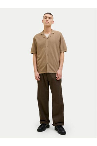 Jack & Jones Tricou polo pentru bărbați Jack Jones 12268226 Bej