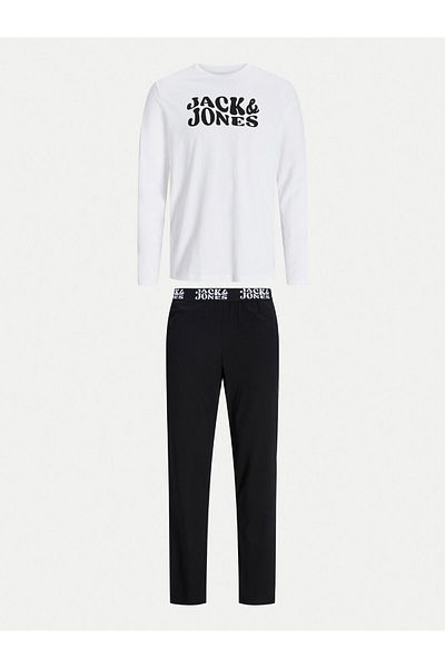 Jack & Jones jack jones Mens Pajamas 12267003 White, Black