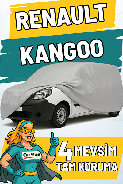 Car Shell Renault Kangoo Uyumlu Araba Brandası Su ve Güneş Geçirmez Çizilmez ...