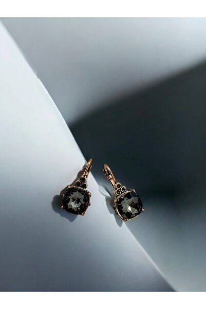 FUYA JEWELLERY Renkli Kare Taşlı Küpe