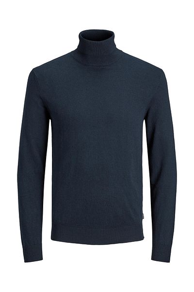 Jack & Jones Pulover Jack Jones pentru bărbați cu guler înalt 12157417 bleumarin