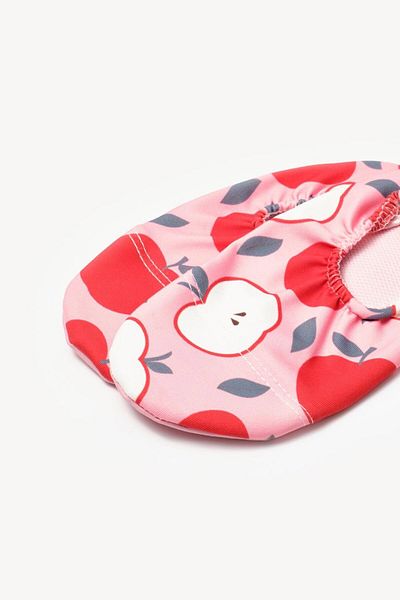 Le Mabelle Red Apple Patterned Girls' Sea and Pool Shoes