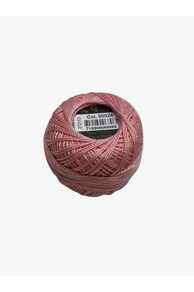 Yiğit Kumaş Embroidery Thread (Etamine Thread) Anchor No:8 Pink Color 24