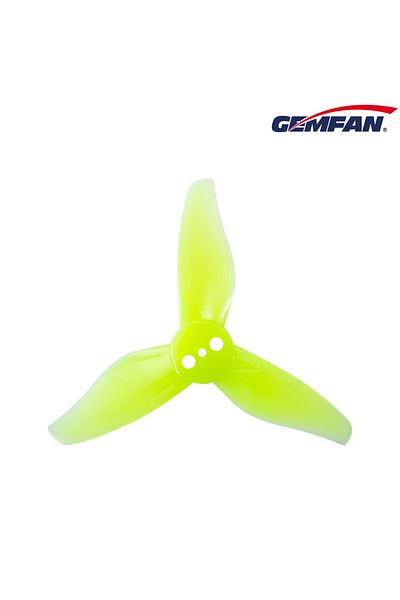 Choice Yellow 1.5mm 4Pairs Gemfan Hurricane 2023 2X2.3X3 3-Blade Toothpick Propeller 1mm 1.5mm for RC FPV R