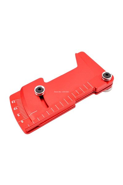 Choice Red Adjustable Ruler Adjusting RC Car Height & Wheel Rim Camber 15 degrees Hobby Tools CNC For RC C
