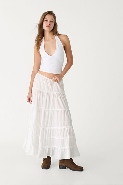 Stradivarius V-neck halter top
