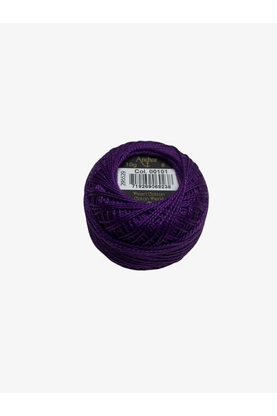 Yiğit Kumaş Embroidery Thread (Etamine Thread) Anchor No:8 Purple Color 101