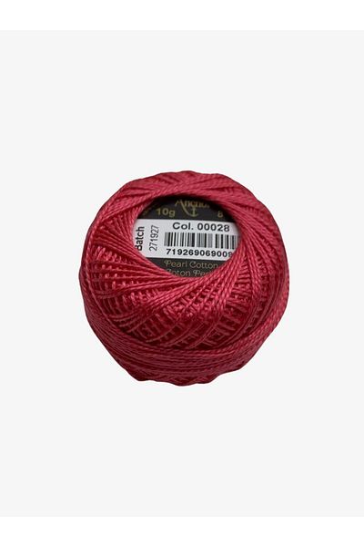 Yiğit Kumaş Embroidery Thread (Etamine Thread) Anchor No:8 Pink Color 28
