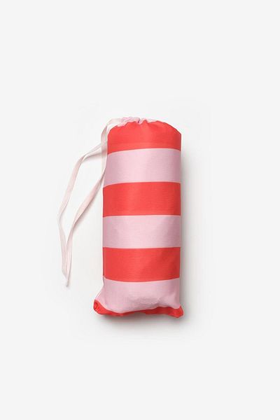 Le Mabelle Pink Striped Beach Towel