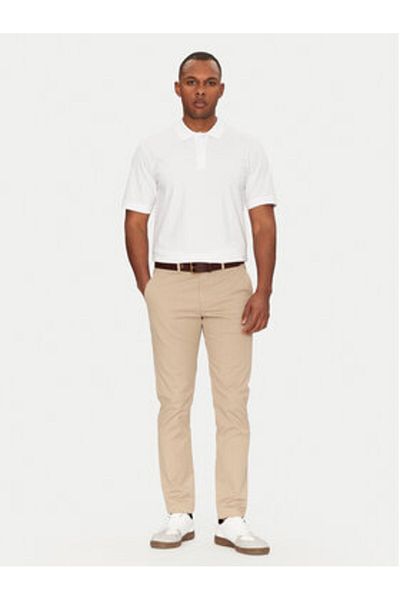 Jack & Jones Tricou polo pentru bărbați Jack Jones 12268227 Alb