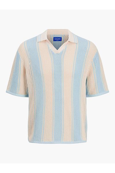 Jack & Jones jack jones Mens Sweater 12277266 Beige, Blue