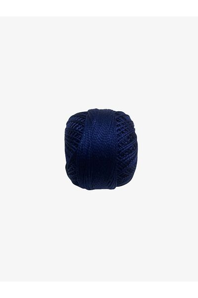 Yiğit Kumaş Embroidery Thread (Etamine Thread) Anchor No:8 Navy Blue Color 150