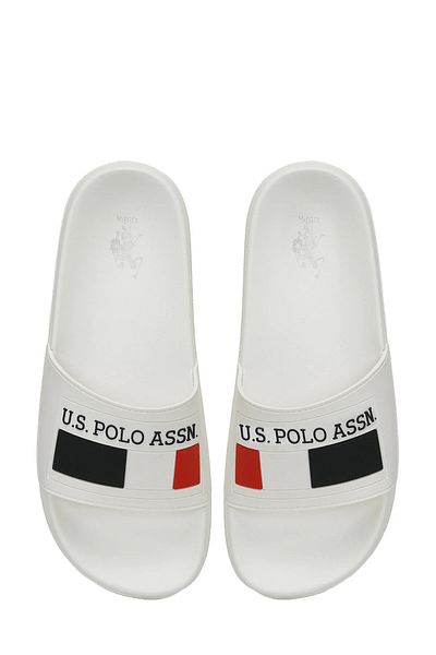 U.S. Polo Assn. Original U.S. Polo Assn. White Slippers