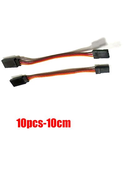 Choice 10cm-10pcs 10Pcs 10/15/ 20 / 30 / 50/100cm Servo Extension Lead Wire Cable for RC Futaba JR Male To