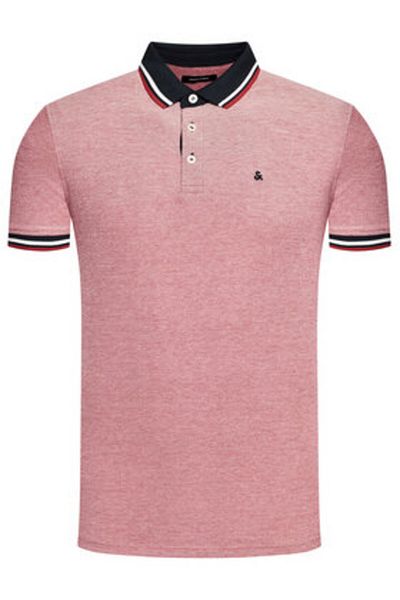 Jack & Jones Tricou polo pentru bărbați Jack Jones 12136668 Roșu