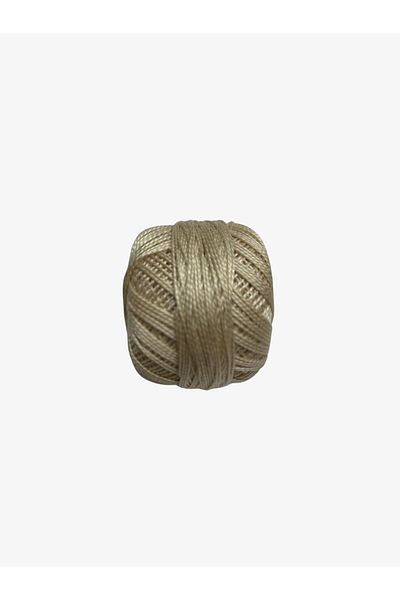 Yiğit Kumaş Embroidery Thread (Etamine Thread) Anchor No:8 Beige Color 387