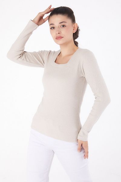 TOFİSA Guler pătrat Badi Beige - 26214