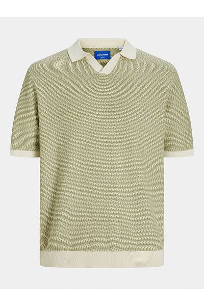 Jack & Jones Tricou polo pentru bărbați Jack Jones 12255950 Verde