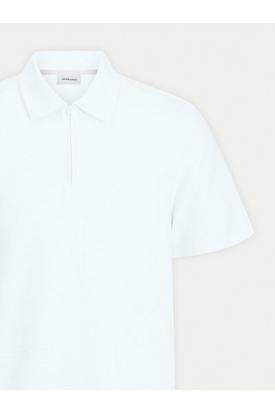 Jack & Jones Tricou polo pentru bărbați Jack Jones 12269338 Alb
