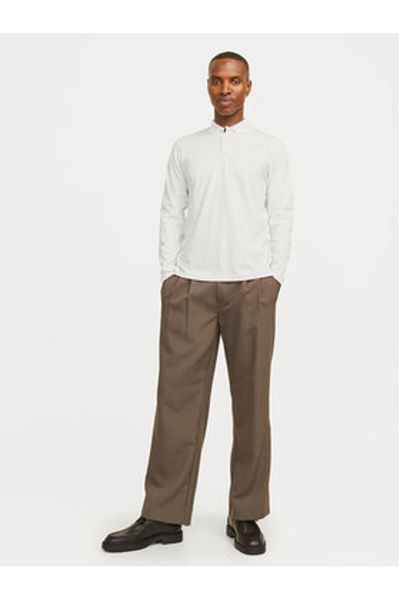 Jack & Jones Tricou polo pentru bărbați Jack Jones 12259645 Alb