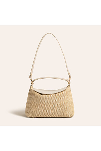 Zsa Zsa Zsu Burgaz Rafya Çanta 28x23x14 Cm Natural