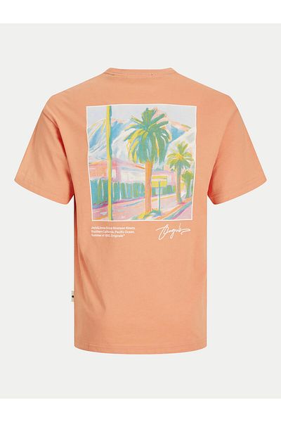 Jack & Jones Tricou Jack Jones Junior pentru băieți 12257134 Portocaliu