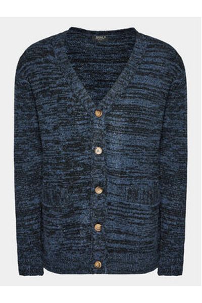 Indicode Cardigan bărbătesc AKILLE 35-723 Bleumarin