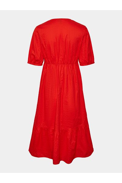 PIECES Women Summer Dress 17147660 Red