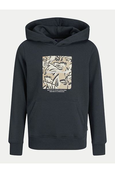 Jack & Jones Hanorac Jack Jones Junior pentru băieți 12267454 Gri