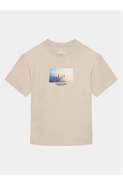 Jack & Jones jack jones junior Boy T-Shirt 12253960 Gray